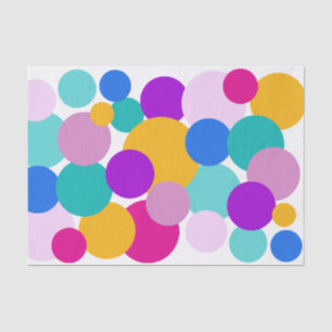 Papel De Seda Bolinhas Primavera páscoa 