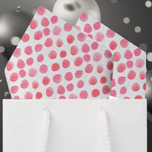 Papel De Seda Bolinhas Rosa