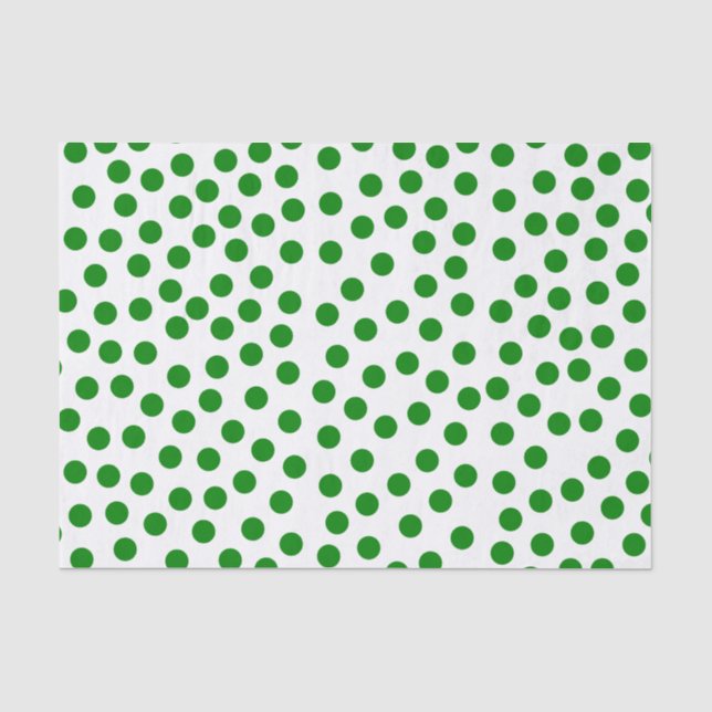 Papel De Seda Bolinhas verdes (Frente )