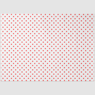 Papel De Seda Bolinhas Vermelhas Pequenas