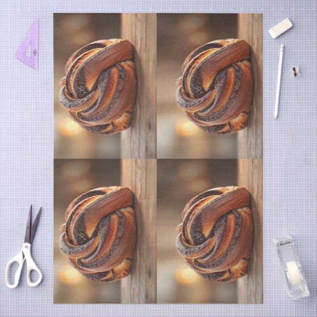 Papel De Seda Bolo Babka Europa Oriental Comida Gostosa Foto (Arte )