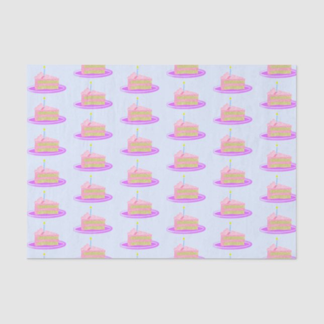 Papel De Seda Bolo de aniversário (Frente )