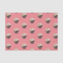 Bolos de taçaPapel de tecido - 15 gsm (10 lb), bra