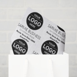 Papel De Seda Bolsa Básica Personalizada com Logo, Bolsa de Comp