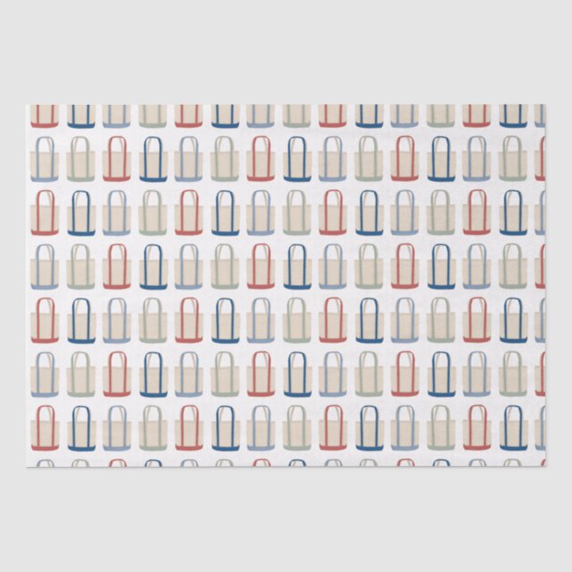 Papel De Seda Bolsa Clássica de Praia da Costa da Nova Inglaterr (Frente )