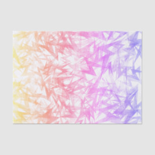Papel De Seda Bolsa de Arco-Íris do Pastel Eclectico