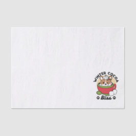 Papel De Seda Bolsa de Cacau de inverno - Cachorro-Bonito em Des