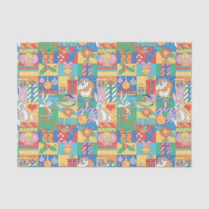 Papel De Seda BOLSAS DE CARRO™ Padrão de Natal para Férias Fel