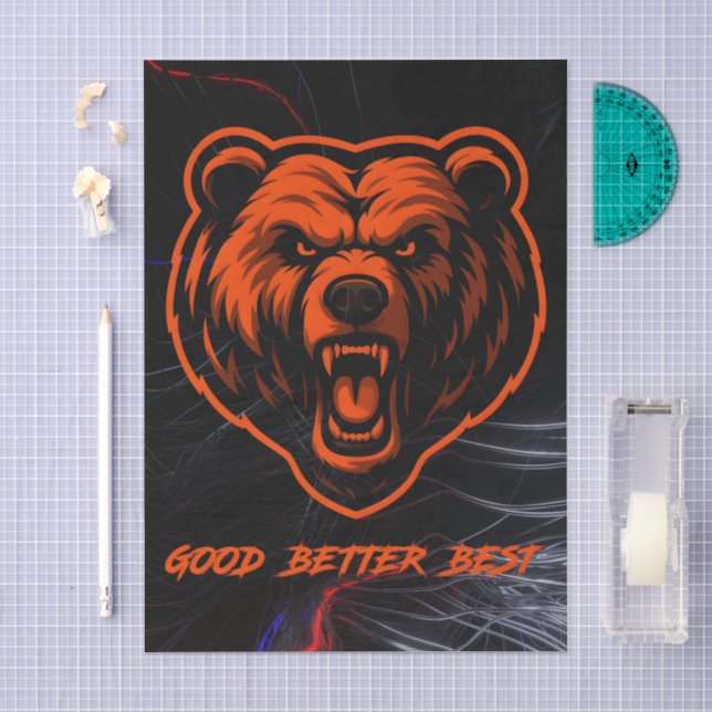 Papel De Seda Bom Melhor Ótimo Nunca Deixe Descansar (Arte )