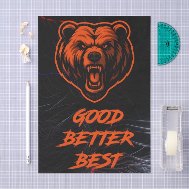 Papel De Seda Bom Melhor Ótimo Nunca Deixe Descansar (Arte )