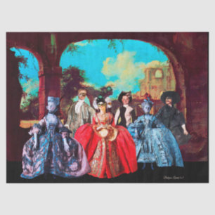 PAPEL DE SEDA BOMBAS ANTIGAS VENETIANAS, MÁSCARAS DE MASCARADA