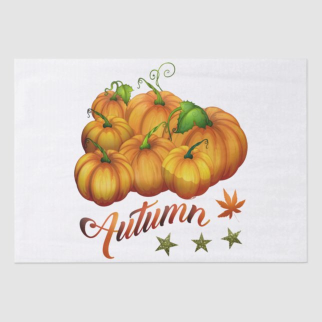 Papel De Seda Bombas de outono (Frente )