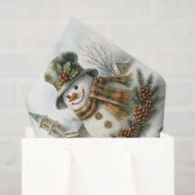 Boneco de Neve de Natal Vintage