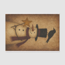 Boneco de Neve Prim e Corvo
