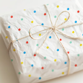 Papel De Seda Bonita Bolinhas coxa cotovelada Confetti Aniversár