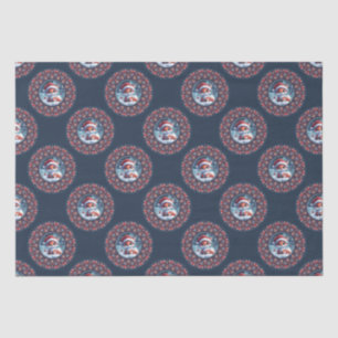 Papel De Seda Bonita Bolinhas de Natal Kawaii Mandala