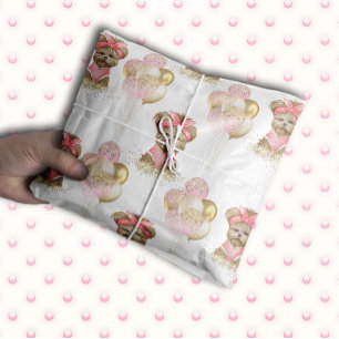 Papel De Seda Bonita Yorkie - Festa de aniversário de Balões de