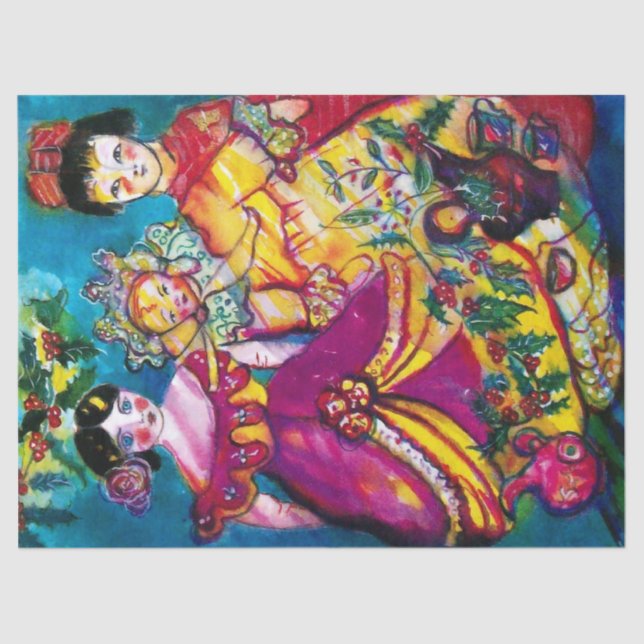 PAPEL DE SEDA BONITAS ANTIGAS LINDAS (Frente )