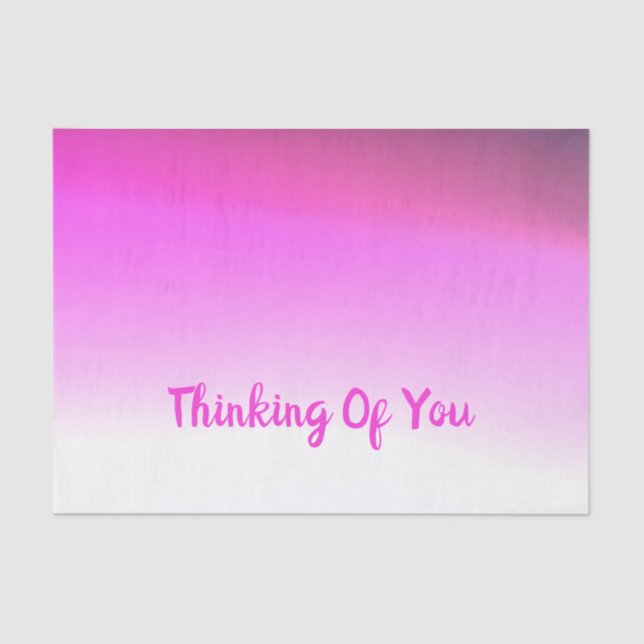 Papel De Seda Bonito a rosa (Frente )