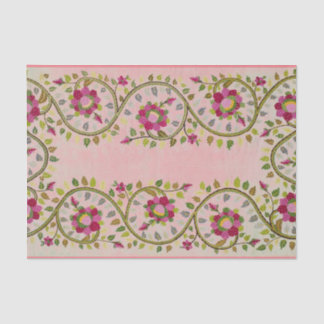 Papel De Seda BONITO LIVRO DE TECIDOS FLORAIS DO USO DO PINK Wil
