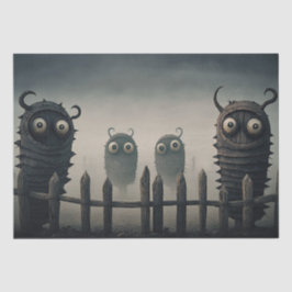 Papel De Seda Bonito, Monstros Assustadores