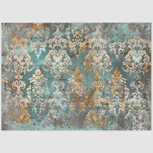 Papel De Seda Bonito Patina (Frente )