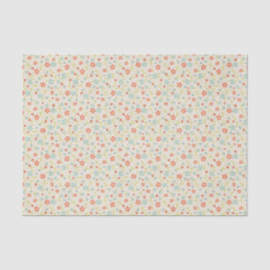 Papel De Seda Bonito Primavera Vintage Floral