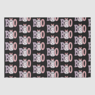 Papel De Seda Boo Fantasma Púrpura, Rosa, Fresca Preta, Hallowee