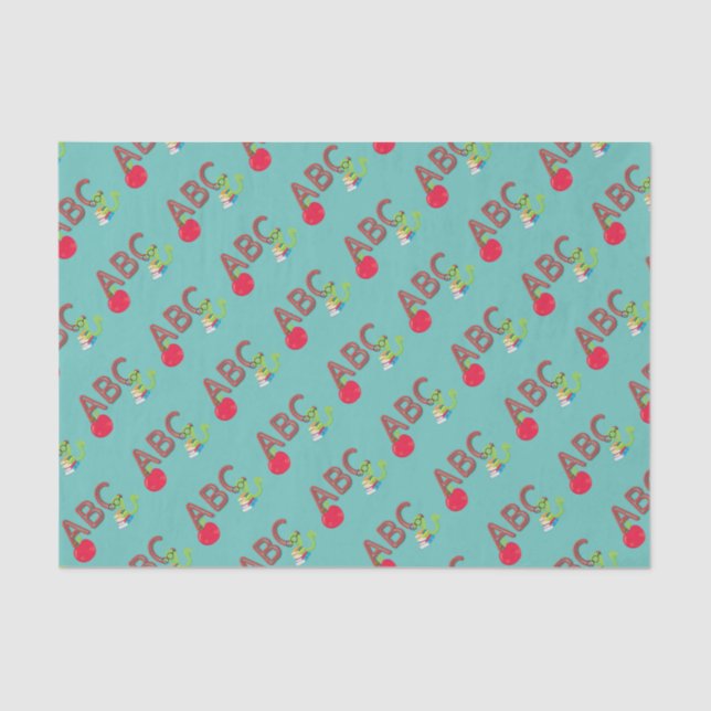 Papel De Seda Bookworm ABC (Frente )