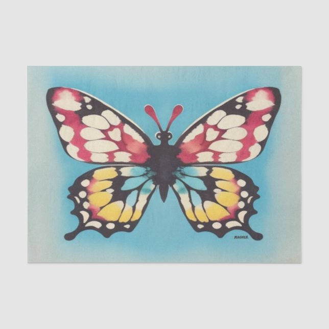 Papel De Seda Borboleta (Frente )