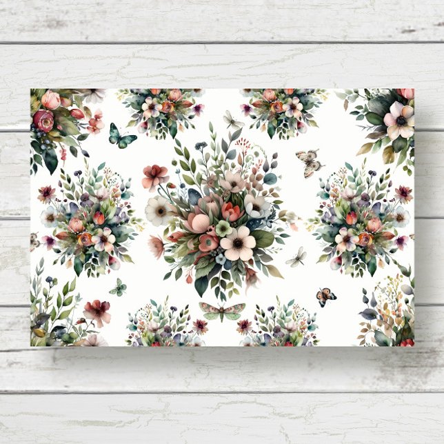 Papel De Seda Borboleta-Buquê-borboleta-borboleta- de Jardim de  (Criador carregado)