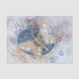 Papel De Seda Borboleta Casamento Noiva Branco Dourado Decoupage