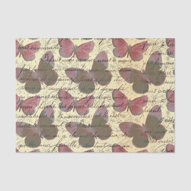 Papel De Seda Borboleta Grande (Frente )