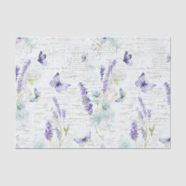 Papel De Seda Borboleta Lavanda 