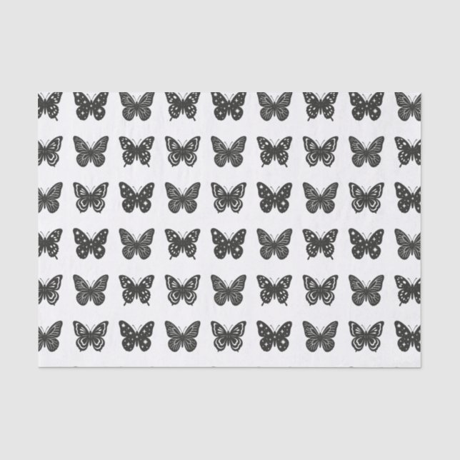 Papel De Seda Borboletas (Frente )