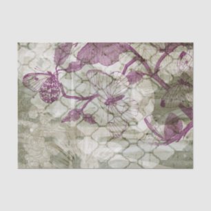 Papel De Seda Borboletas árabes IV