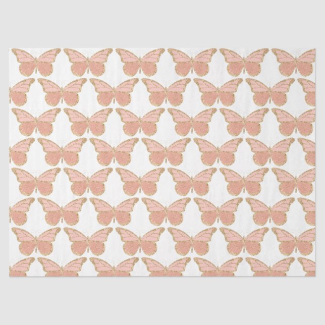 Papel De Seda Borboletas da Glitter Series Design 3 (Frente )