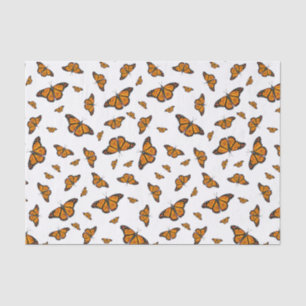Papel De Seda Borboletas monarcas