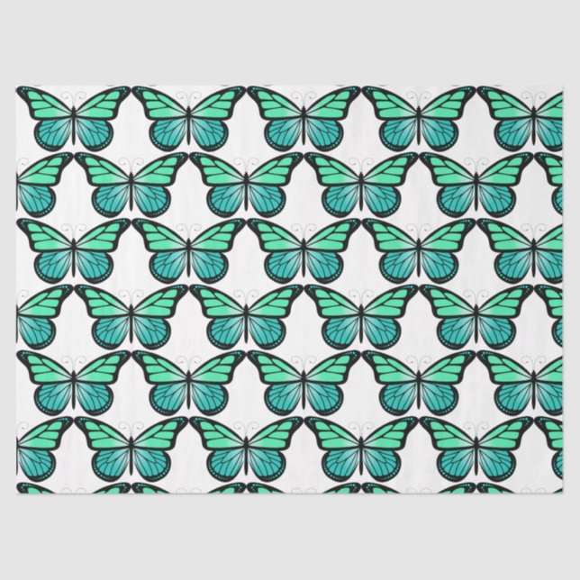 Papel De Seda Borboletas Série Design 4 (Frente )