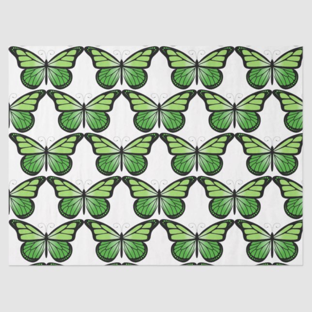 Papel De Seda Borboletas Série Design 6 (Frente )