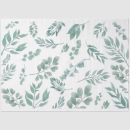 Papel De Seda Botânicos Flutuantes