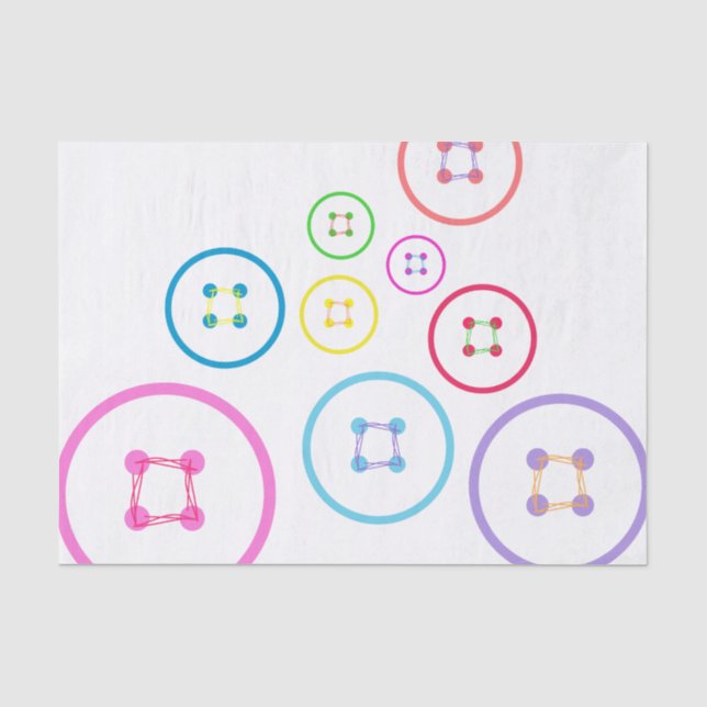 Papel De Seda Botão de corte (Frente )