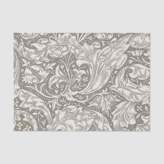Papel De Seda Botão de solteiro em damasco antigo William Morris (Frente )