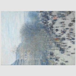 Papel De Seda Boulevard des Capucines, por Claude Monet