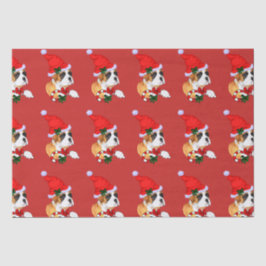 Papel De Seda Boxer Dog Christmas