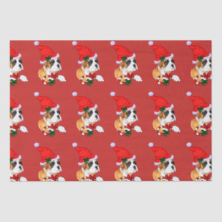 Papel De Seda Boxer Dog Christmas