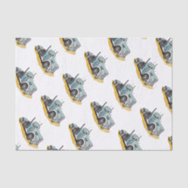 Papel De Seda Boys Birthday Party Blue Semi Truck