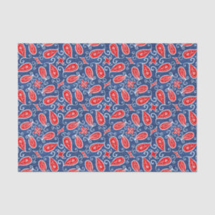 Papel De Seda Branco vermelho floral bonito e calças de ganga d