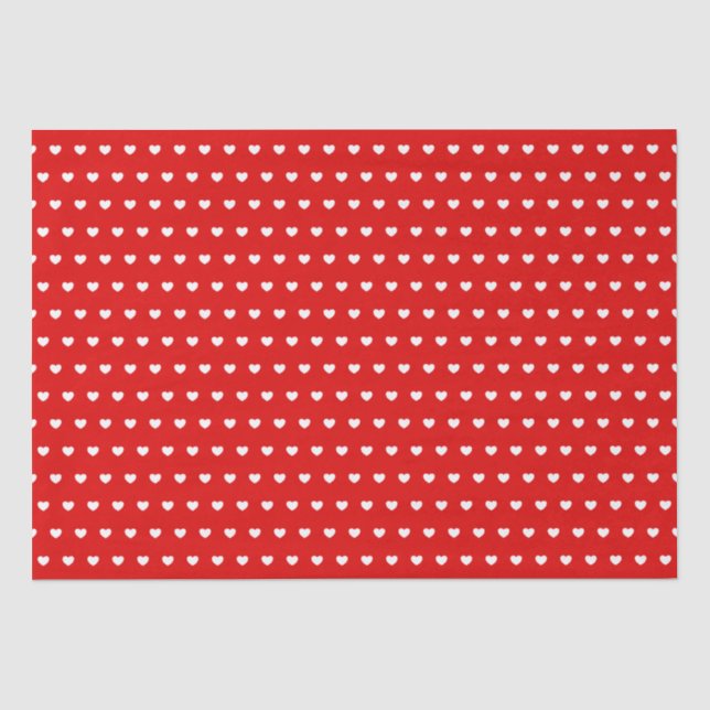 Papel De Seda Brancos Brancos Brancos De Vermelho (Frente )