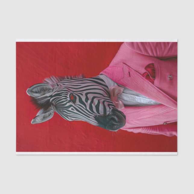 Papel De Seda Brandon, Zebra (Frente )